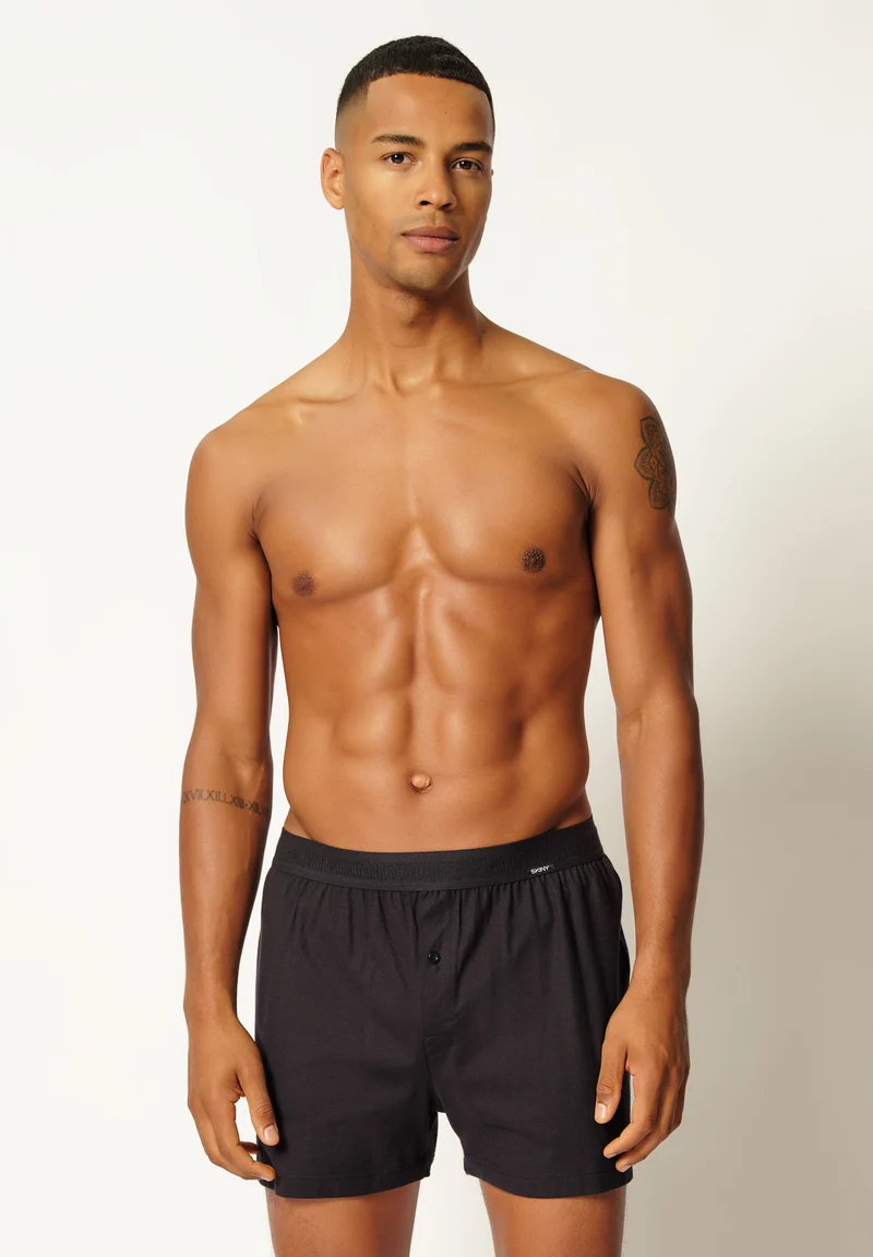 Cotton Retro Boxer shorts | black 082327-087662