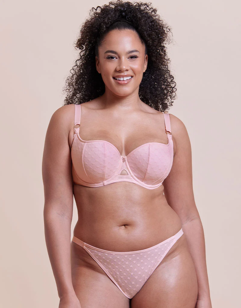 Curvy Kate Boost Heartbreaker Tanga Pale Pink