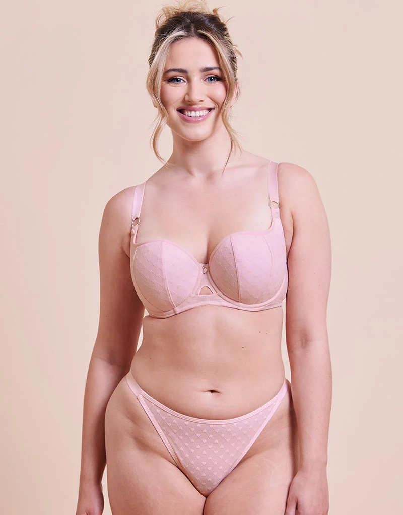 Curvy Kate Boost Heartbreaker Tanga Pale Pink