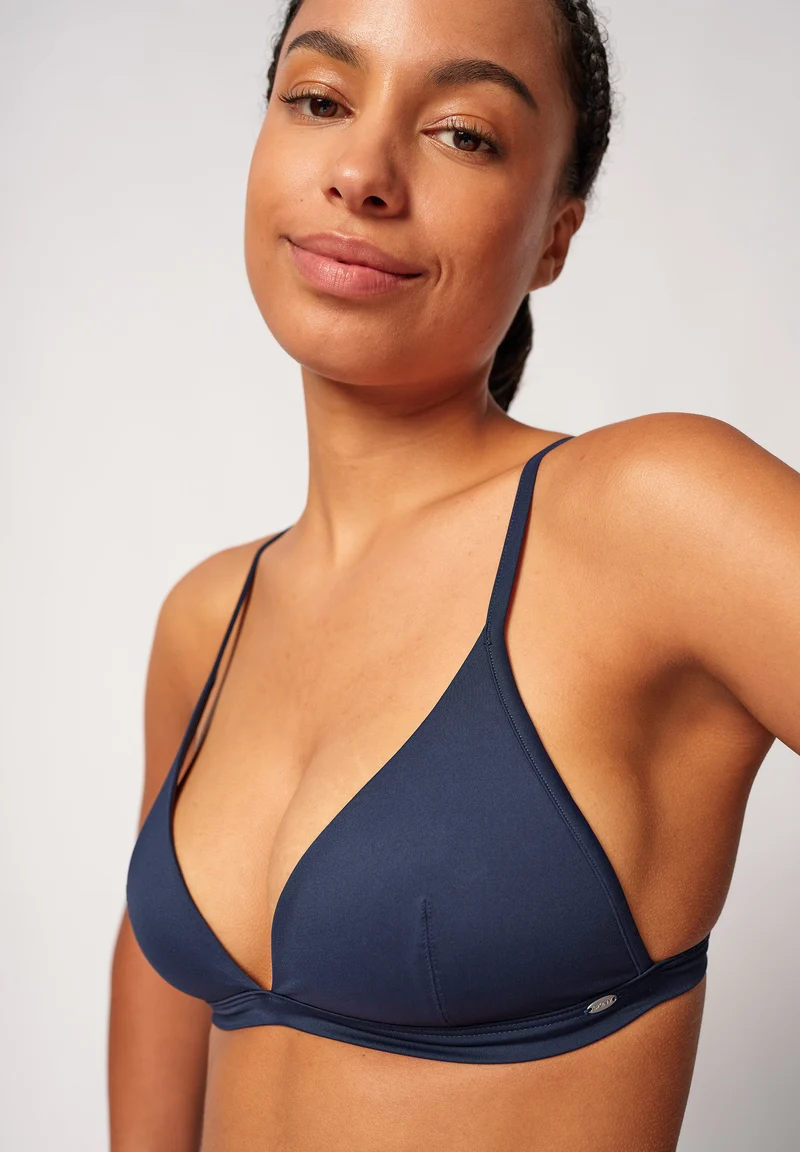 Maritimemotion Triangle bikini top | crown blue 081925-080393