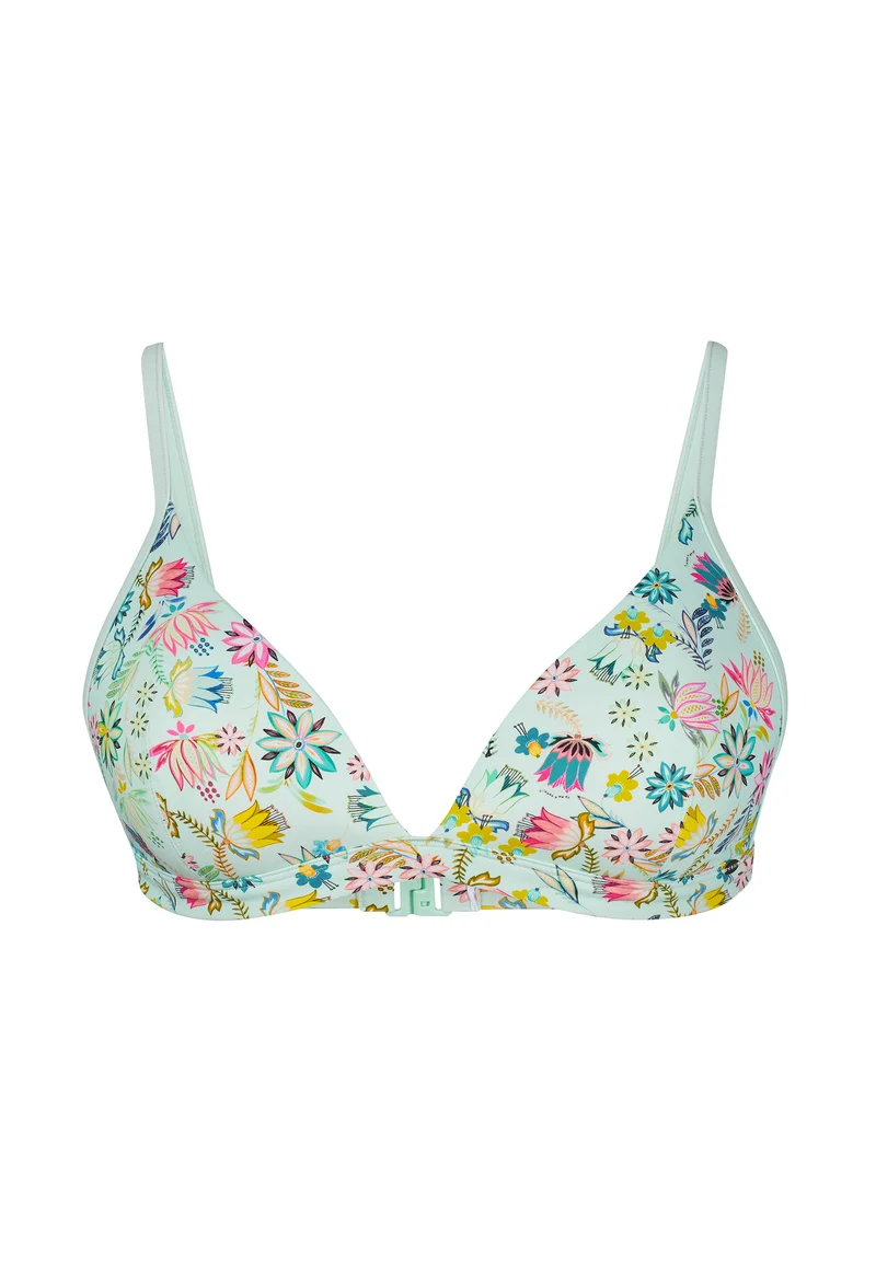 Maritimemotion Triangle bikini top | skylight flowers 081925-08S984