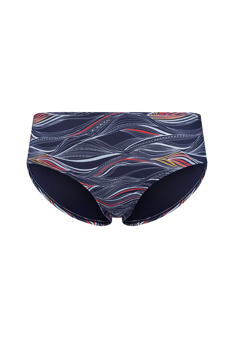 Beacholidays Midi bikini bottoms | cheekynavy waves 081903-08S572