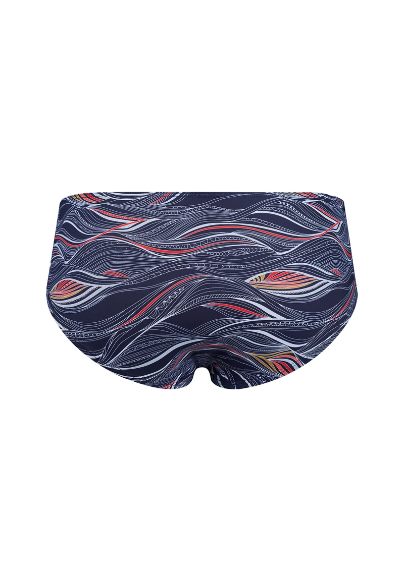 Beacholidays Midi bikini bottoms | cheekynavy waves 081903-08S572