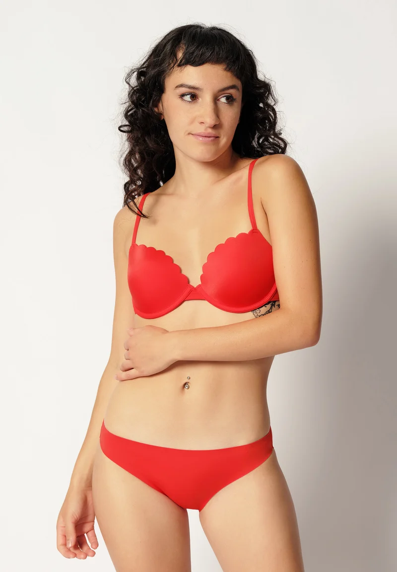 Softouch swim Padded bikini top | cheeky red 081803-08S549