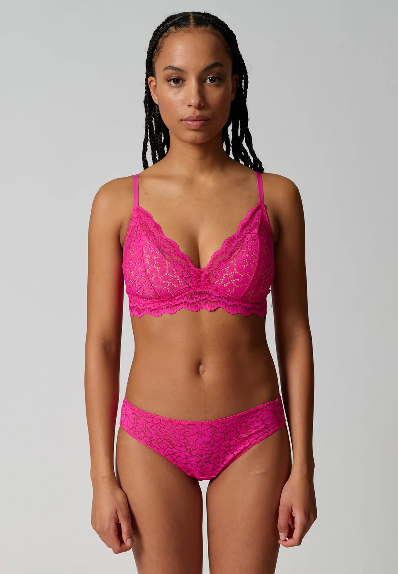 Wonderfulace Padded triangle bra | vision pink 081161-08S566