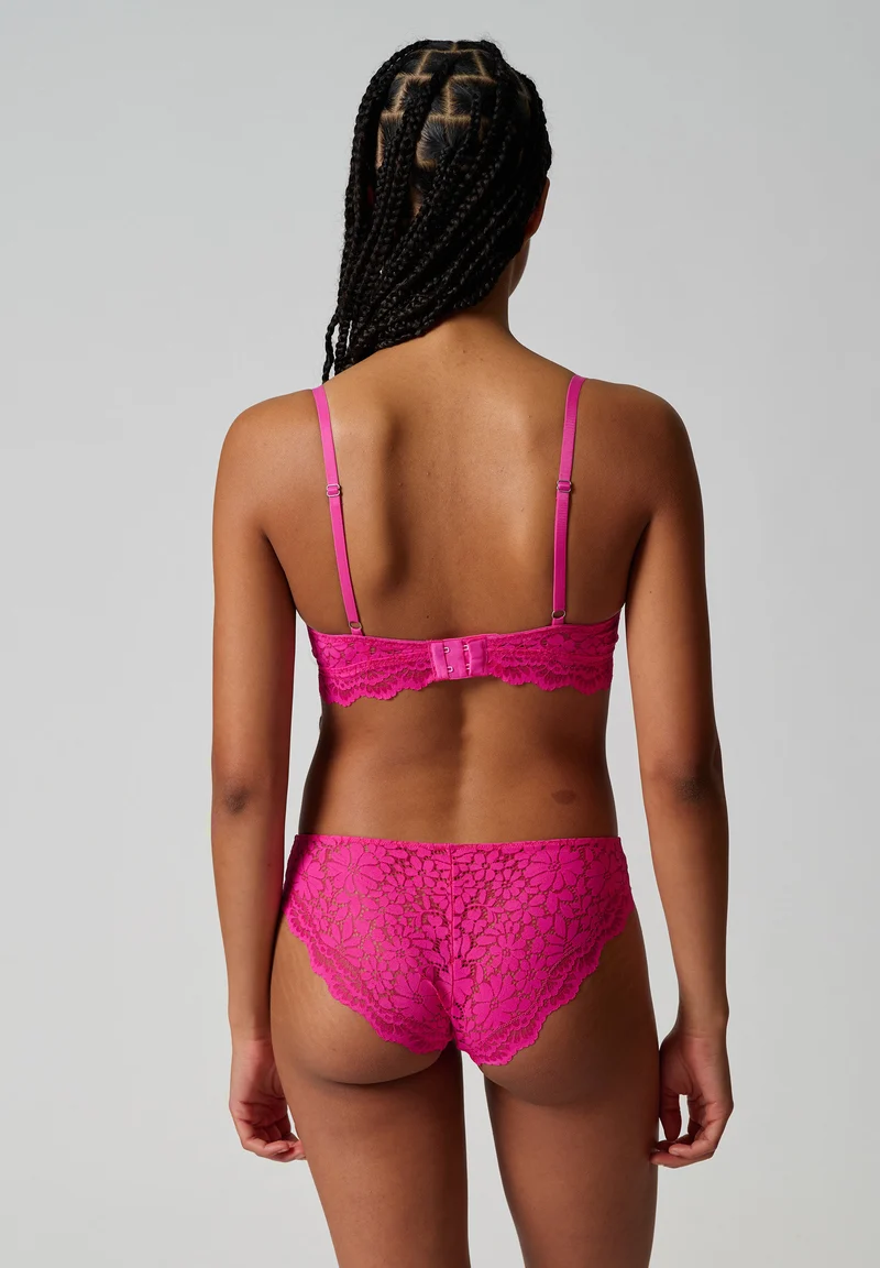 Wonderfulace Padded triangle bra | vision pink 081161-08S566