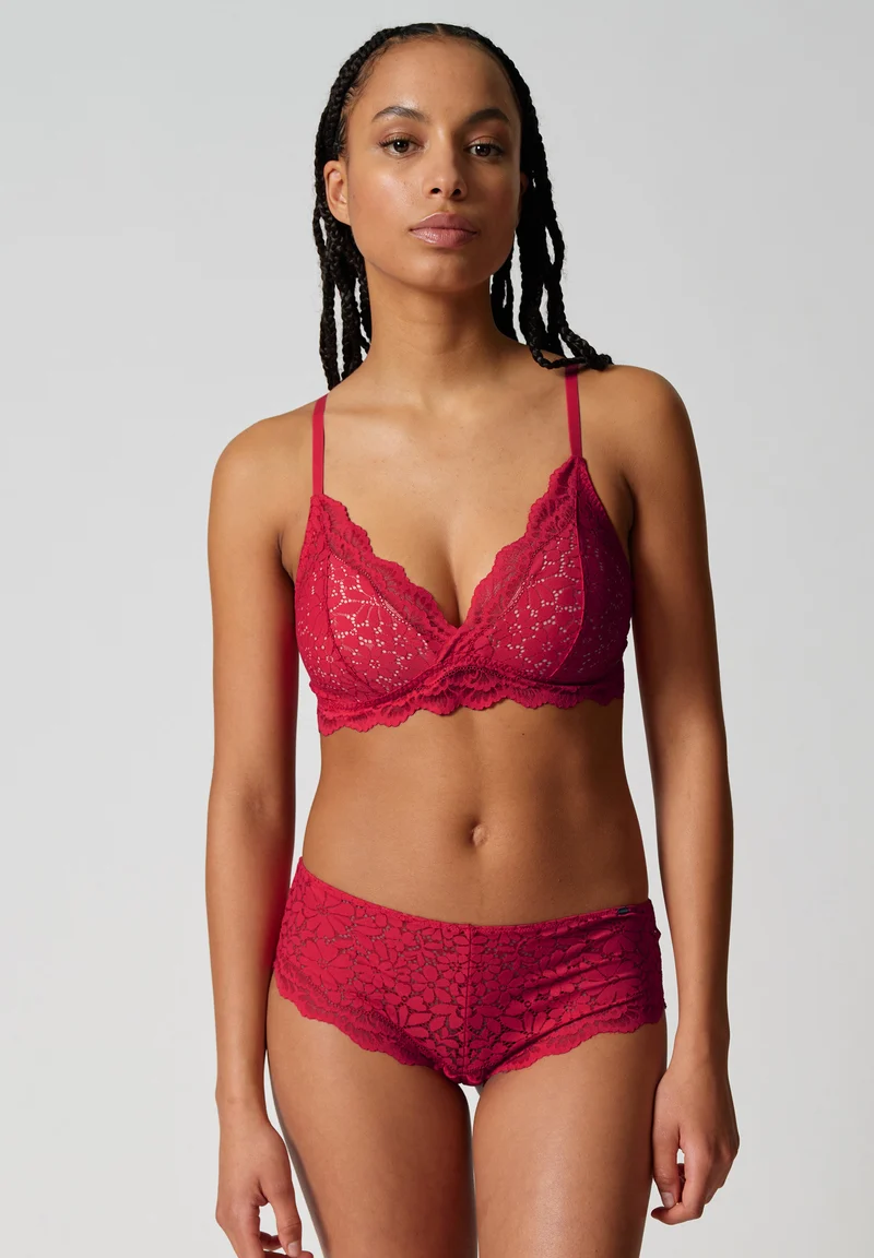 Wonderfulace Padded triangle bra | be red 081161-08S554