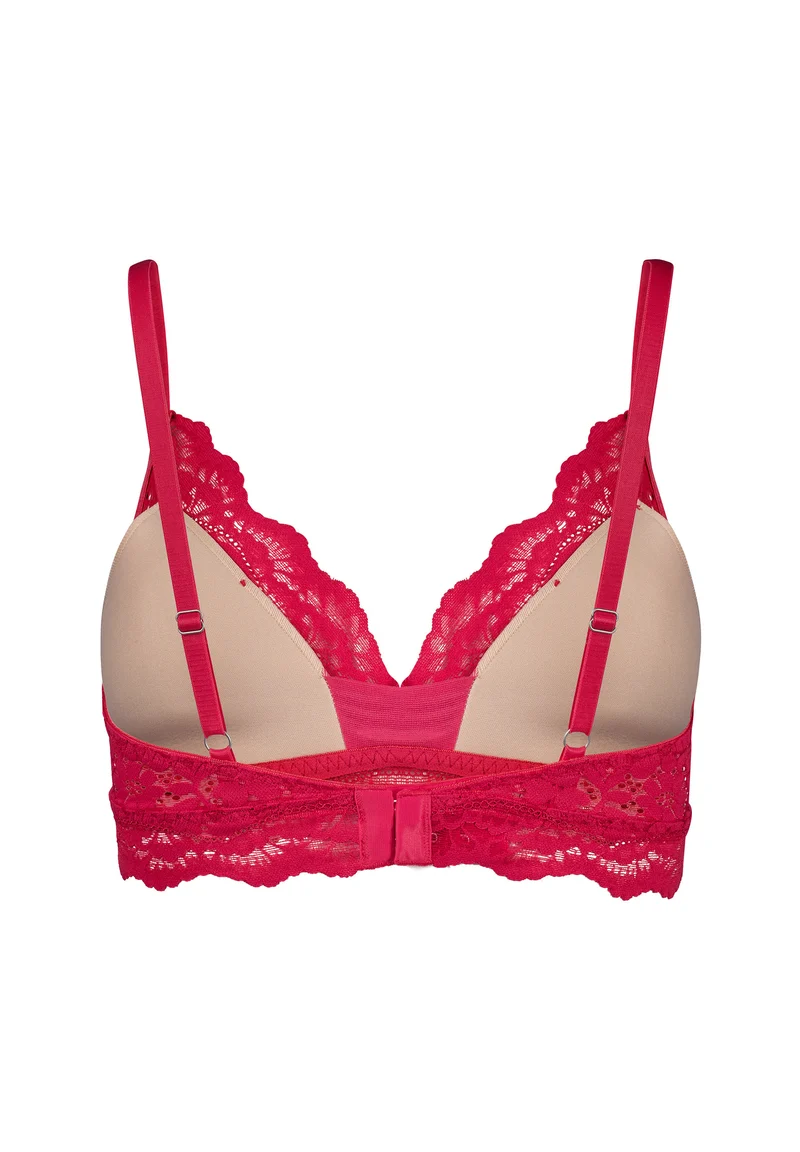 Wonderfulace Padded triangle bra | be red 081161-08S554