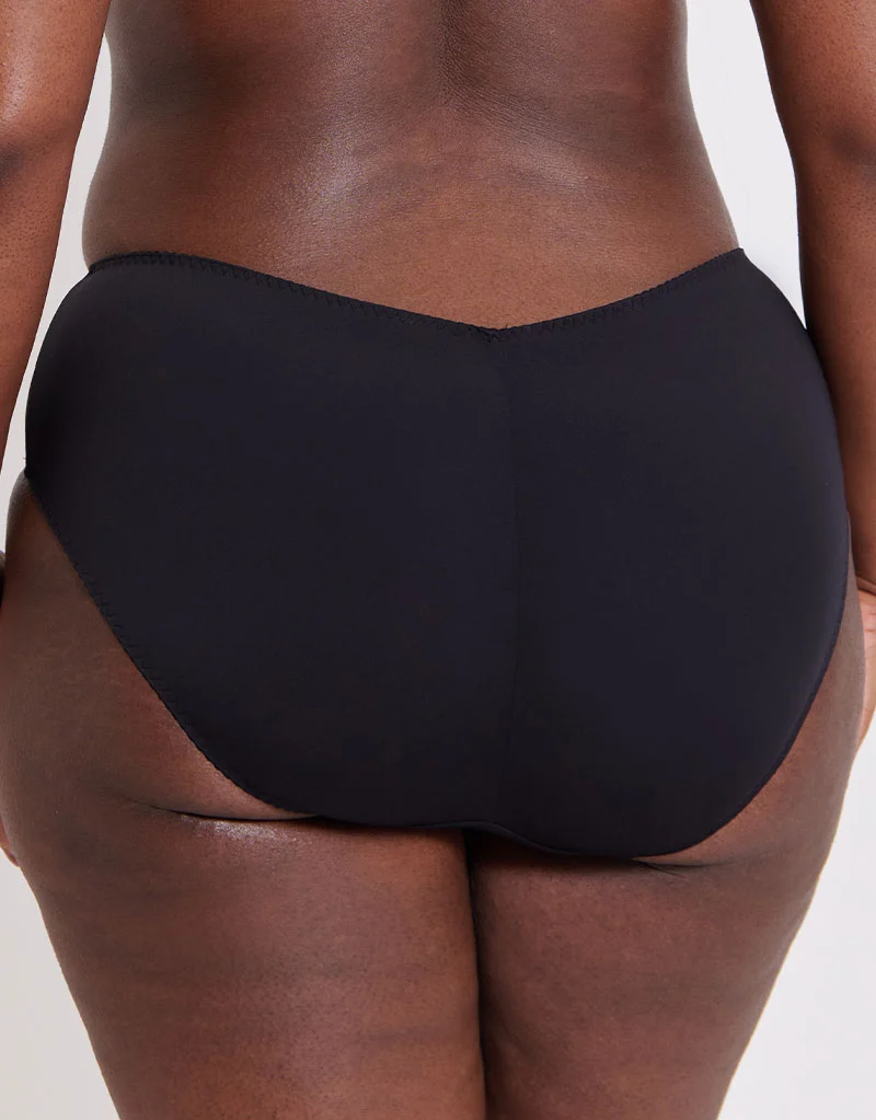 Flirtelle Swirl Brief Black/Blush
