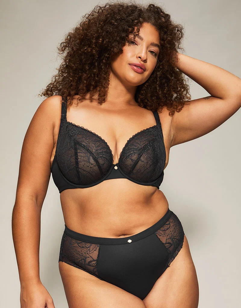 KBX Louisa Plunge Bra Black