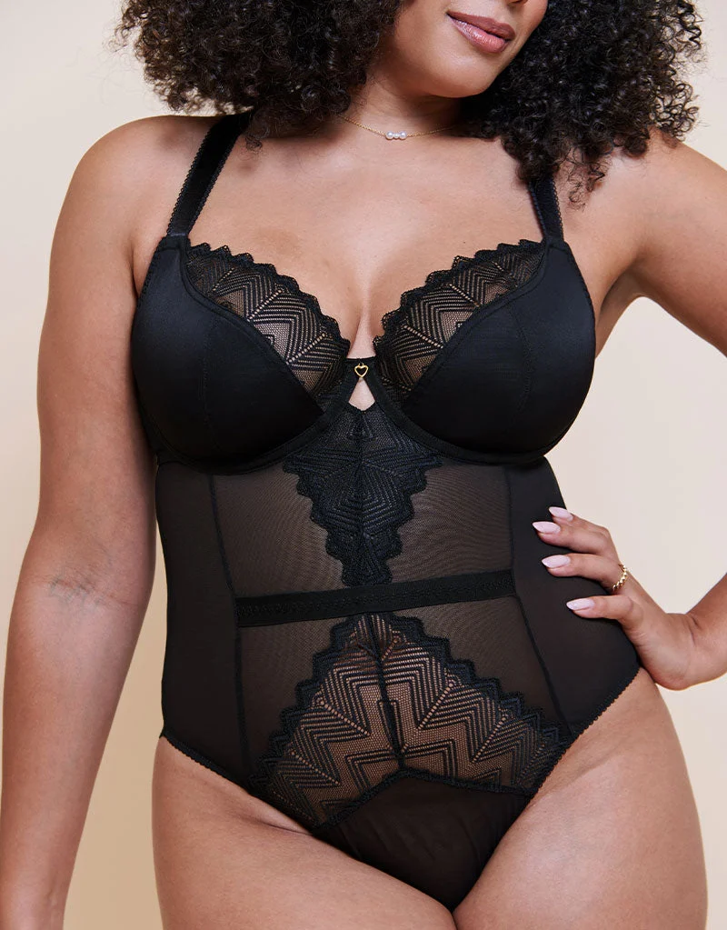 Curvy Kate Wild One Balcony Body Black