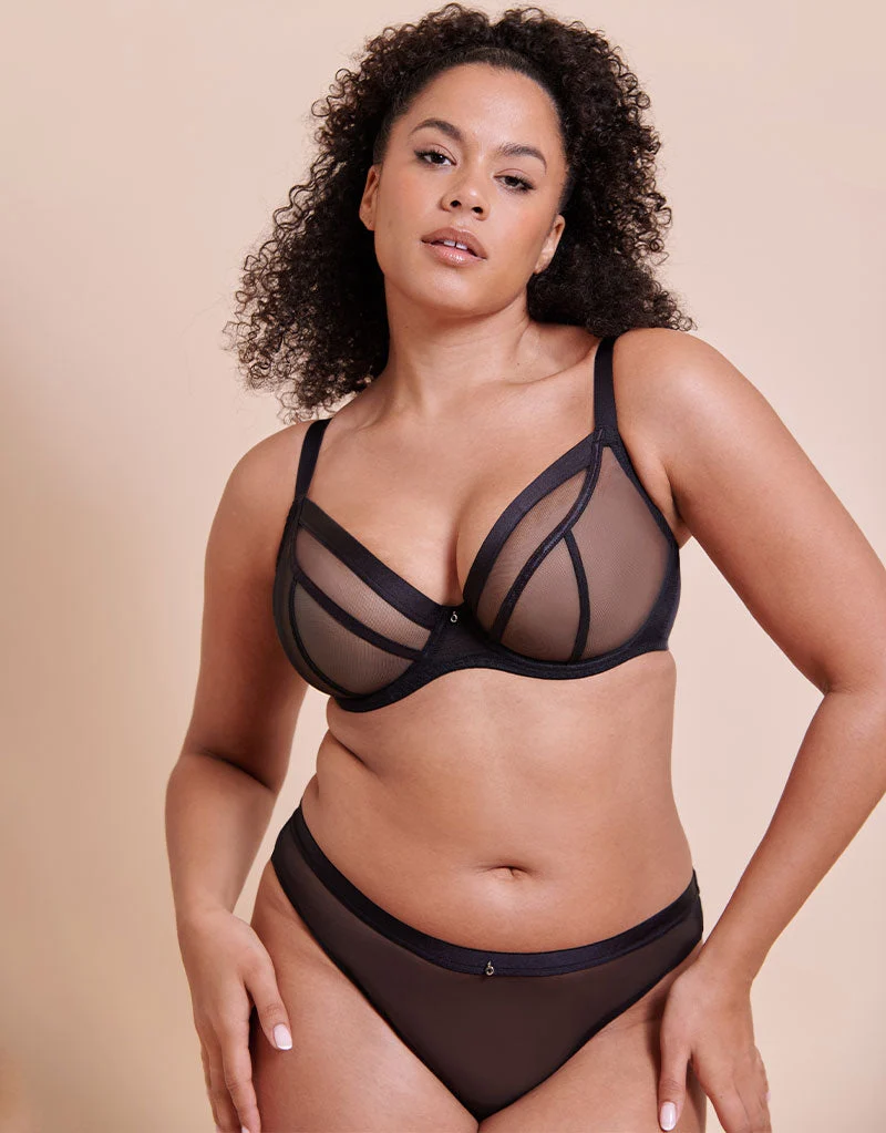 Curvy Kate Lightstyle Plunge Bra Black