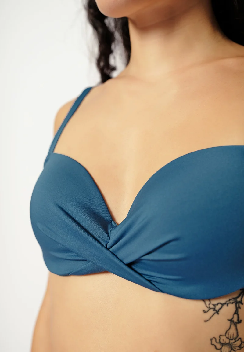 Seasidelegance Padded bikini top | future sea 081767-08S559
