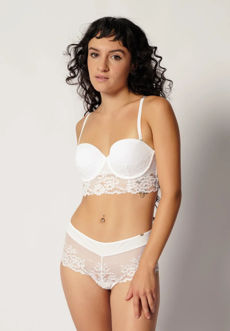 Bridalace Bandeau bra | white 081594-080500