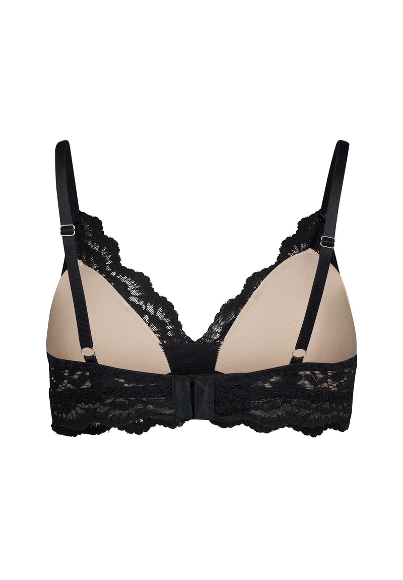 Wonderfulace Padded triangle bra | black 081161-087665