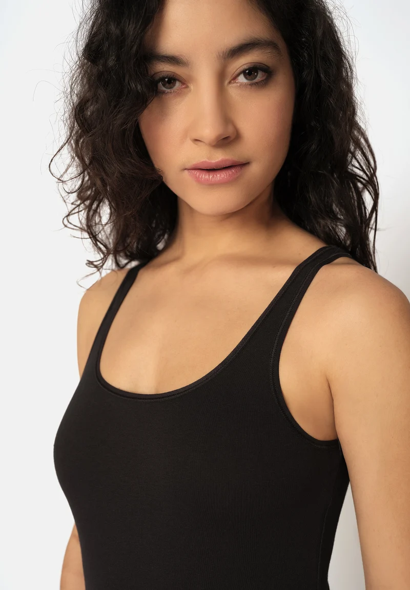 Cotton Advantage Tank top 2 pack | black 081147-087665