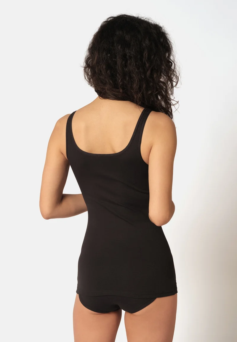 Cotton Advantage Tank top 2 pack | black 081147-087665