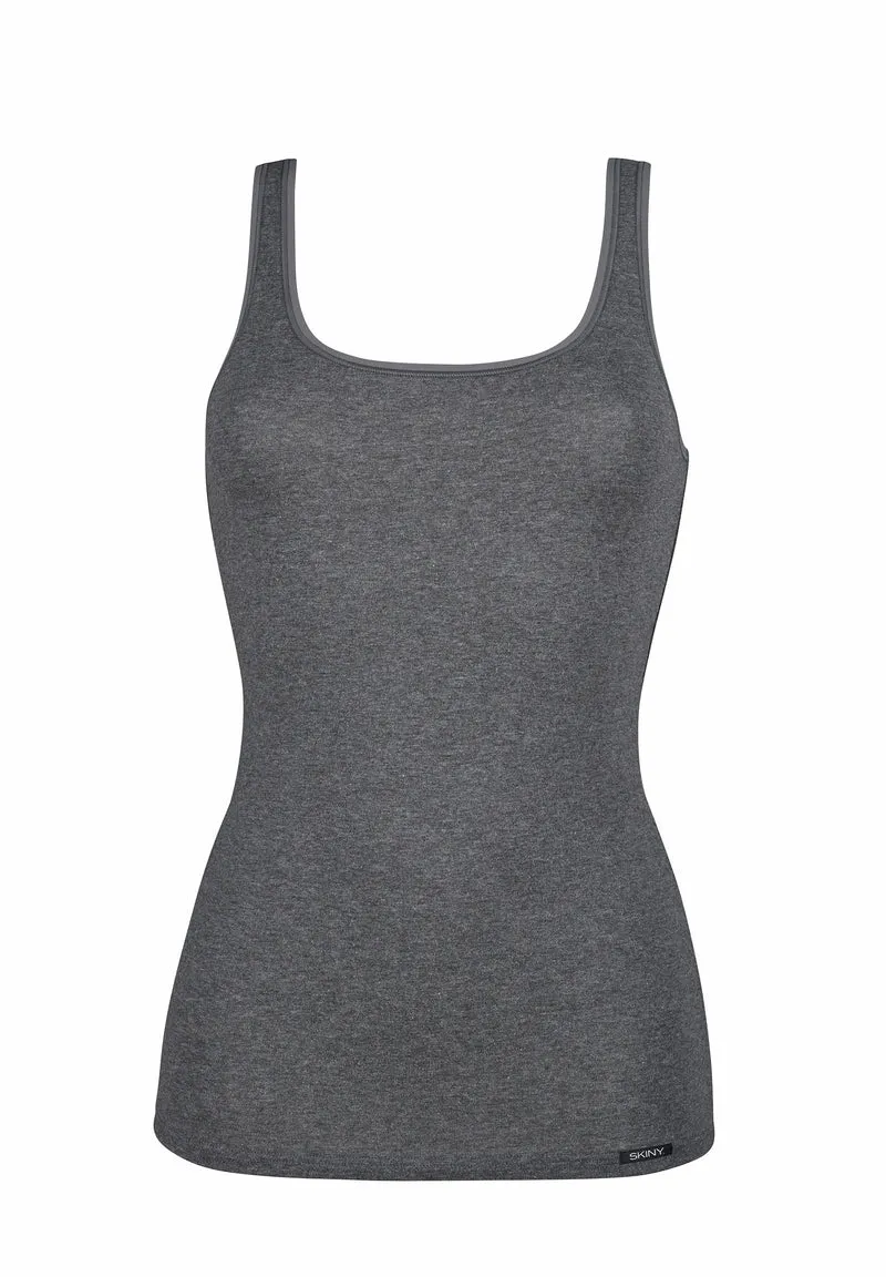 Cotton Advantage Tank top 2 pack | anthra melange 081147-089599
