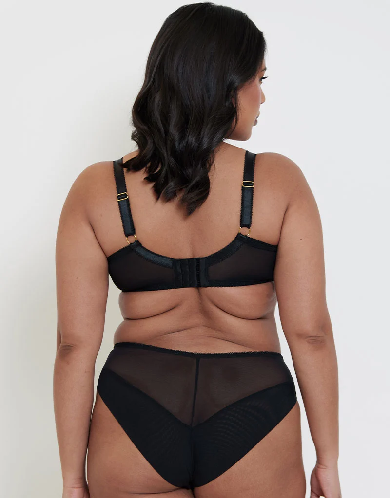 Liaison Lisbon Padded Plunge Bra Black