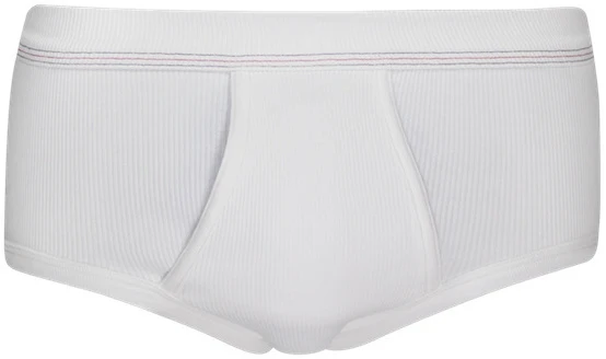 conta Herren Slip mit Eingriff weiß 5-er Pack