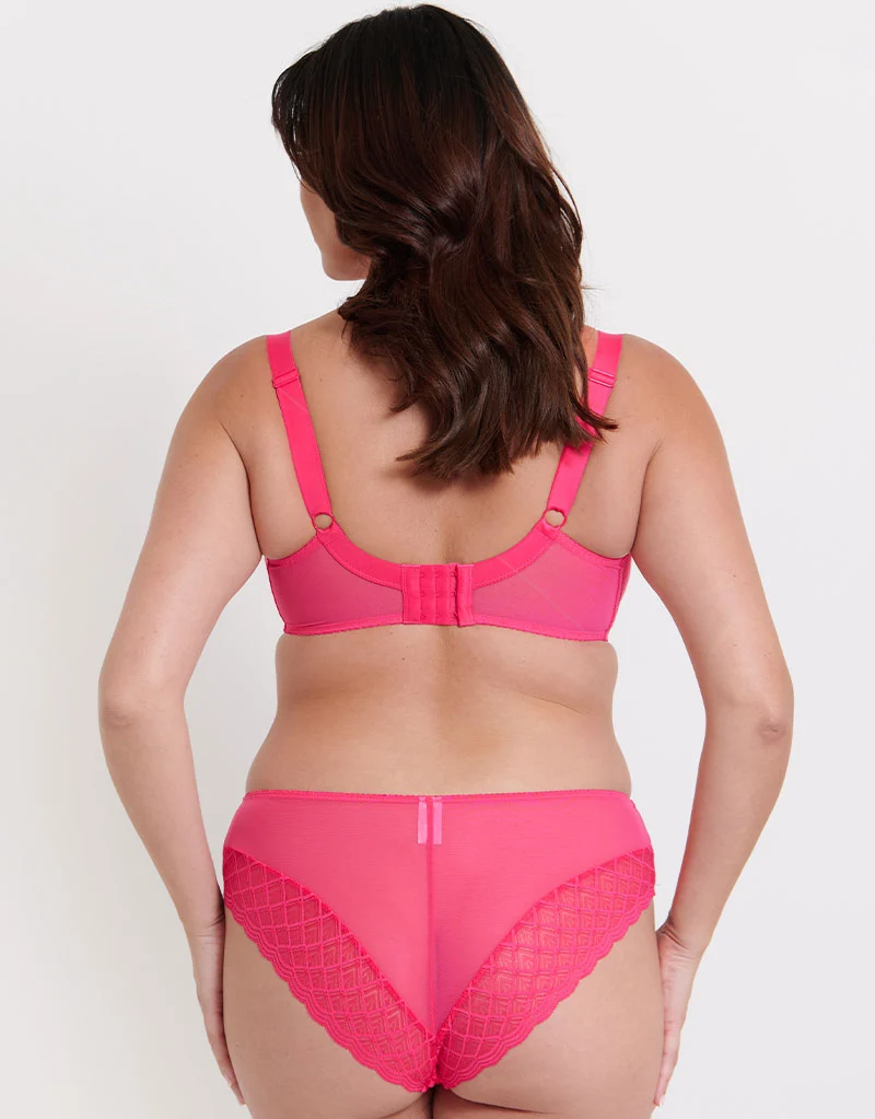 Flirtelle Viola Geo Balcony Bra Pink