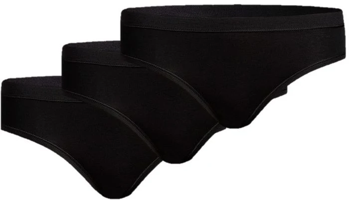 conta Damen Slip Midi Schwarz 3-er Pack