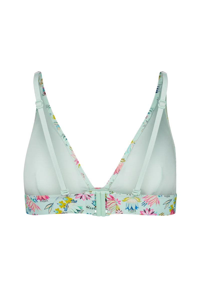 Maritimemotion Triangle bikini top | skylight flowers 080865-08S984