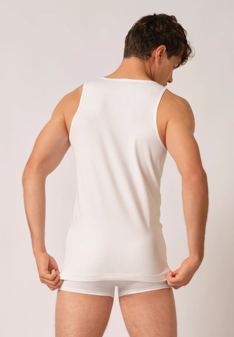 Cotton Advantage Tank Top 2 pack | white 080806-080500