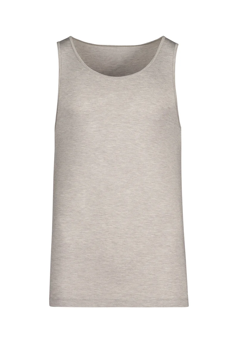 Bamboo Deluxe Tank Top | stone grey melange 080805-085593