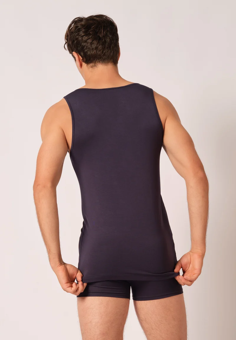 Bamboo Deluxe Tank Top | crown blue 080805-080393