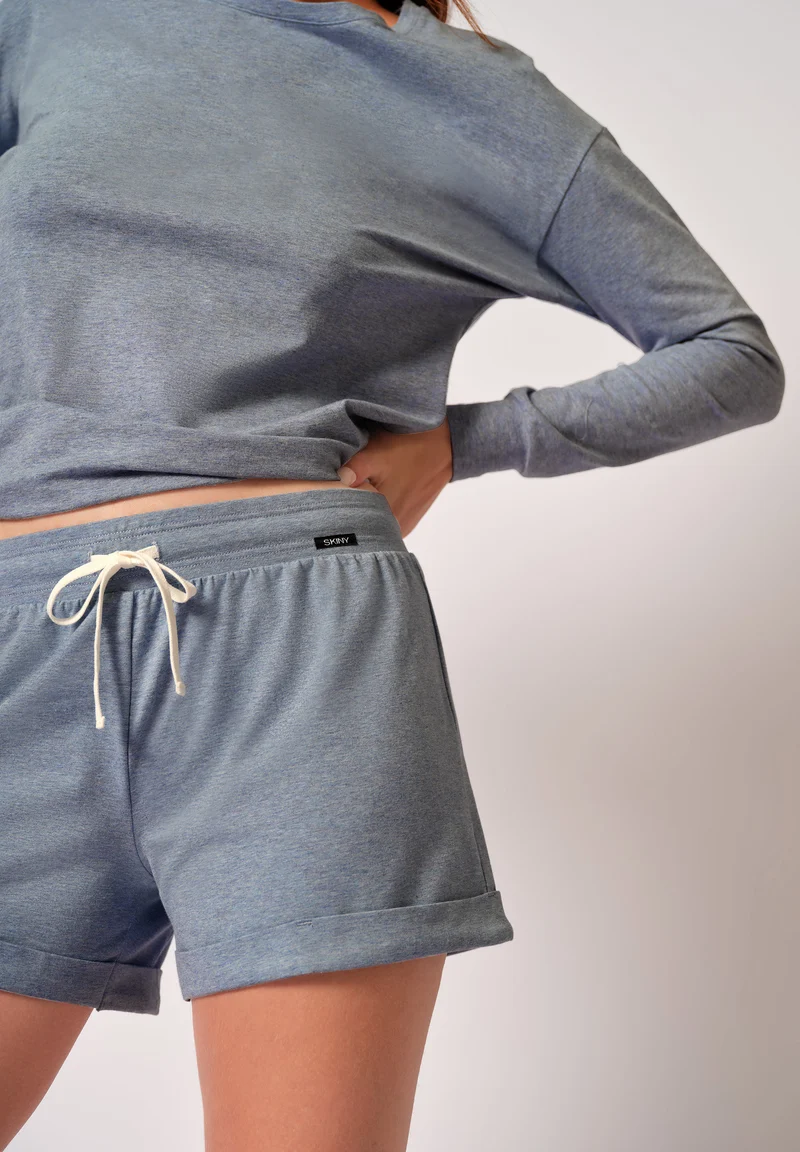 Night In Mix & Match Shorts | denim melange 080803-08S335