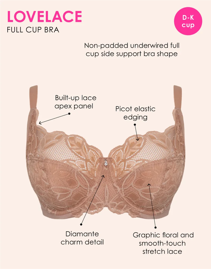 Curvy Kate Lovelace Full Cup Side Support Bra Latte