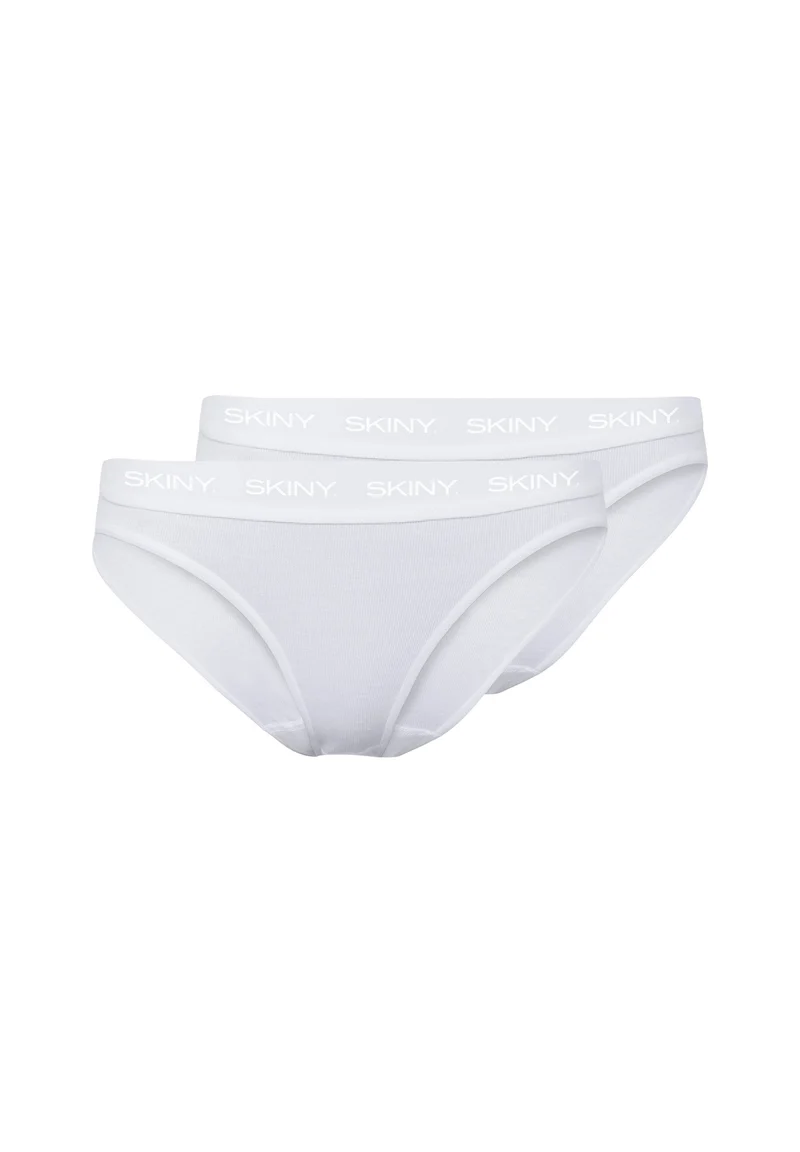 Cotton Rib Bikini briefs 2 pack | white 080788-080500