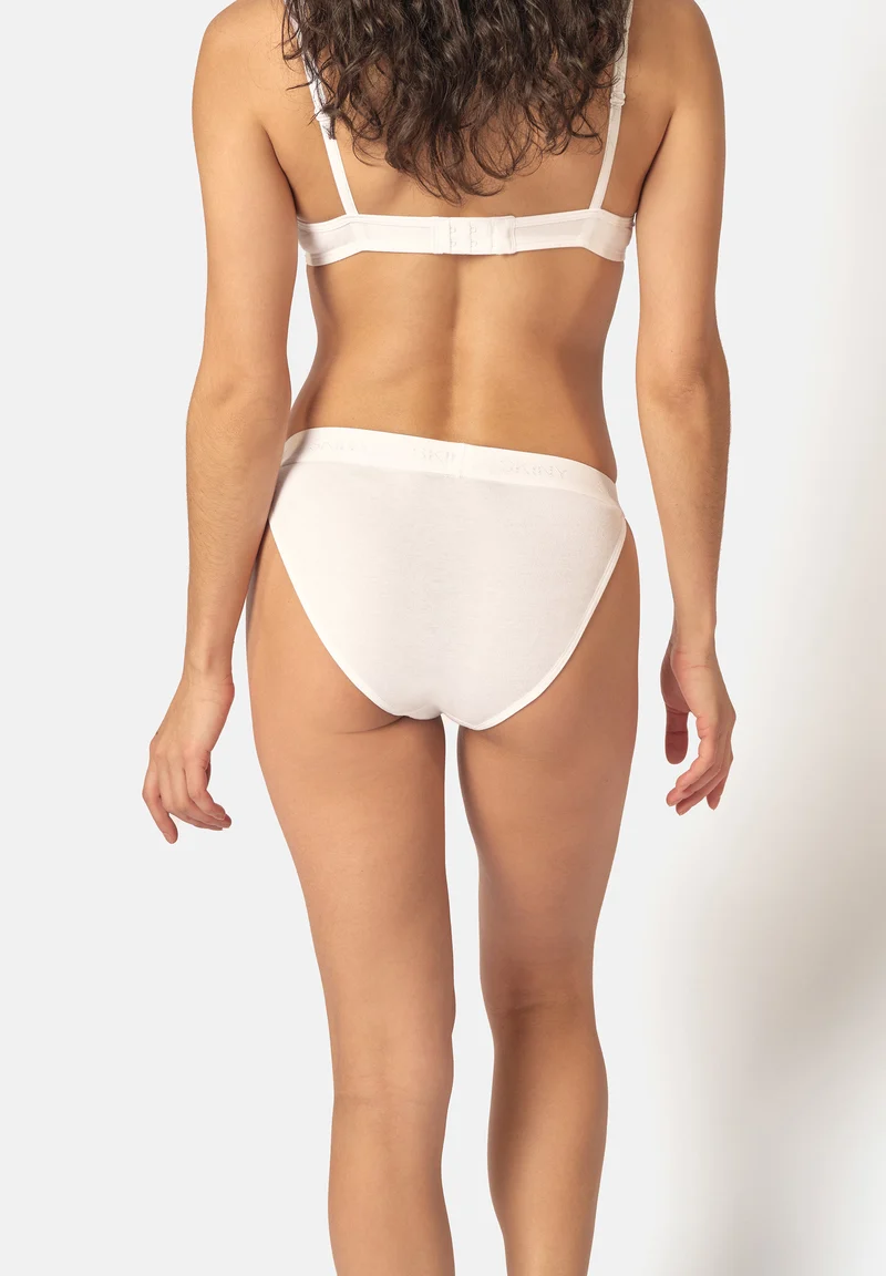 Cotton Rib Tanga briefs 2 pack | white 080787-080500