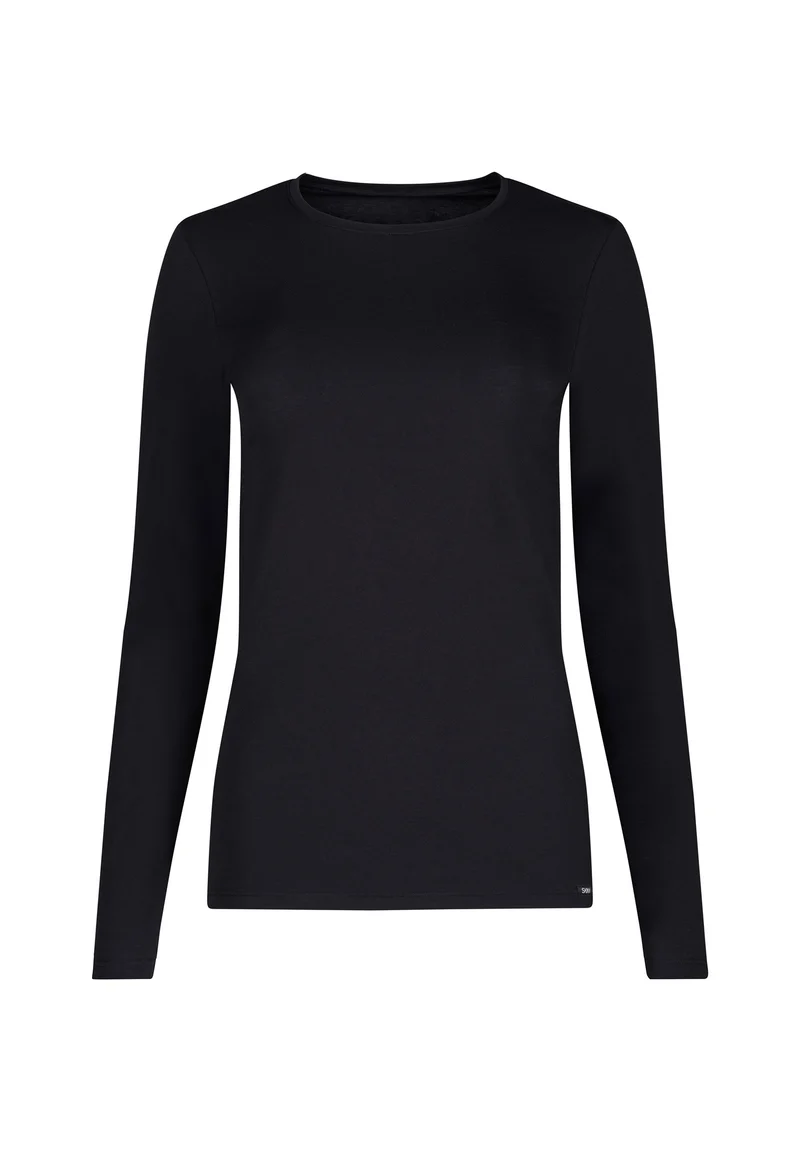 SKINY ADVANTAGE Cotton Stretch Shirt long sleeve | black 080786-087662