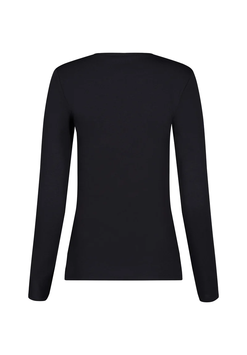 SKINY ADVANTAGE Cotton Stretch Shirt long sleeve | black 080786-087662
