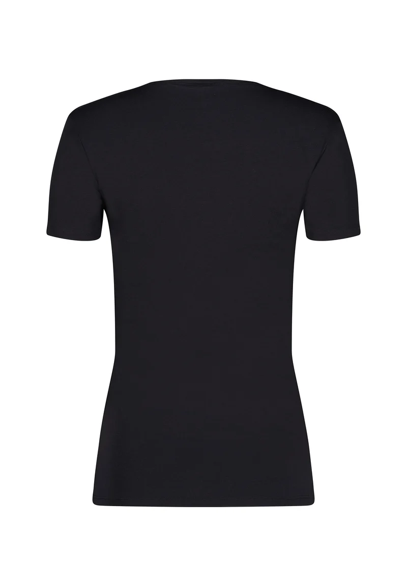 SKINY ADVANTAGE Cotton Stretch Shirt short sleeve | black 080785-087662