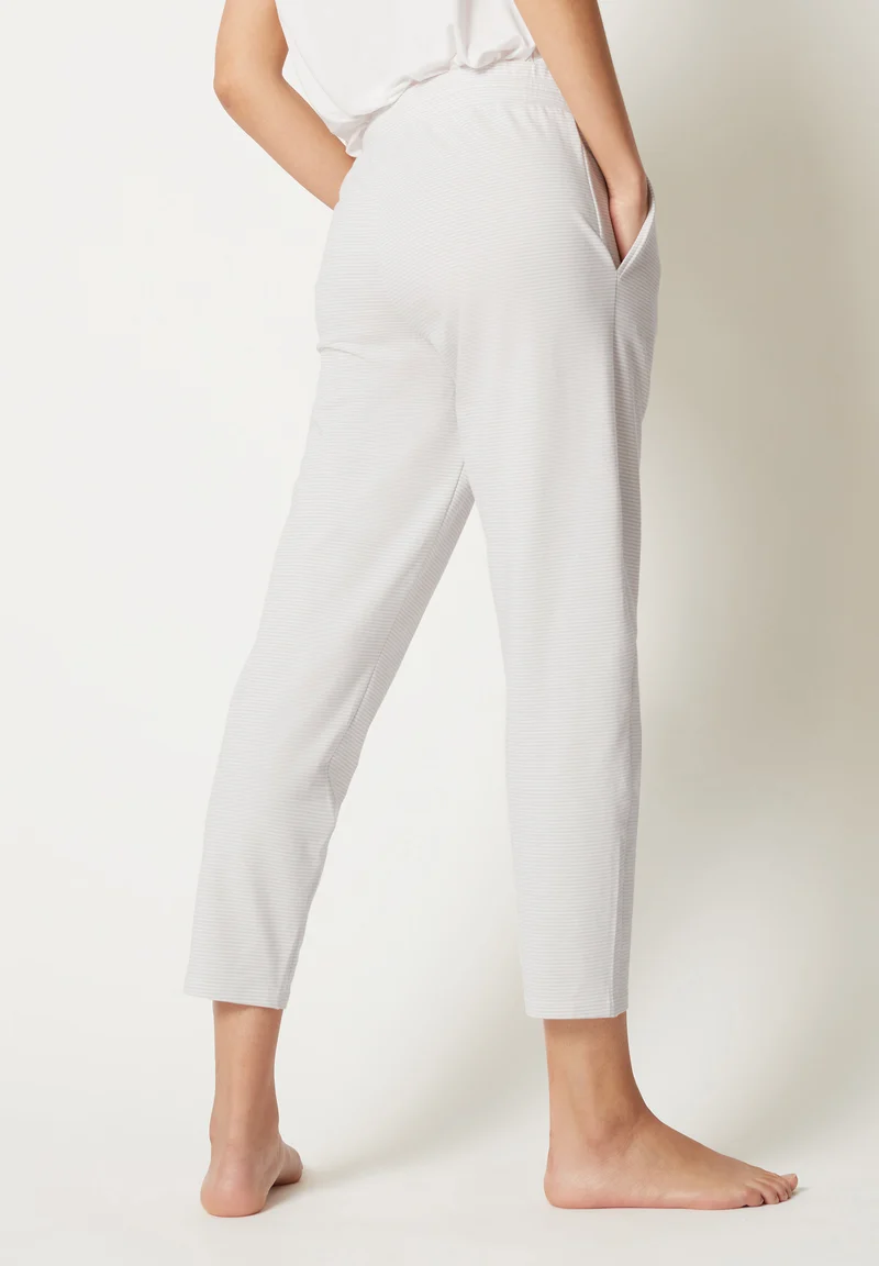 Night In Mix & Match Pants long | quietgrey stripes 080780-08S334