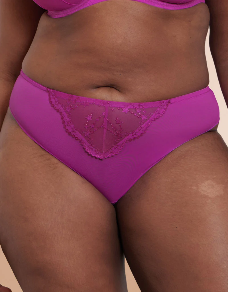 Curvy Kate Stardust Brazilian Vivid Violet