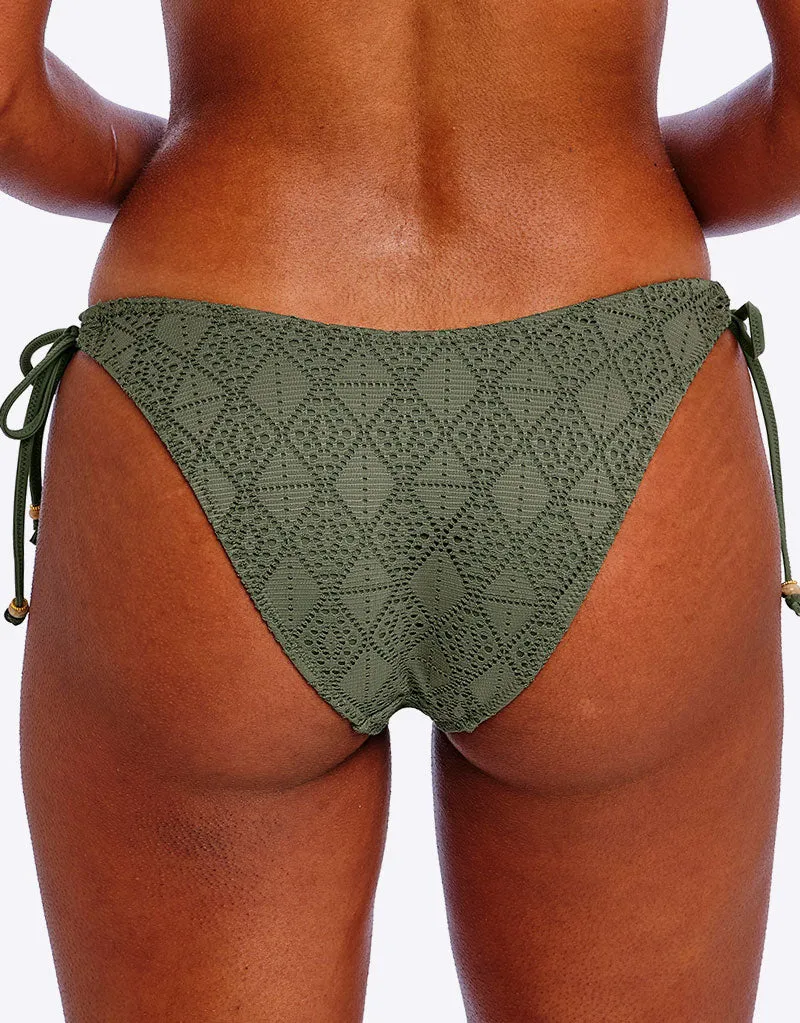 Freya Nomad Nights Tie Side Bikini Brief Sage Green
