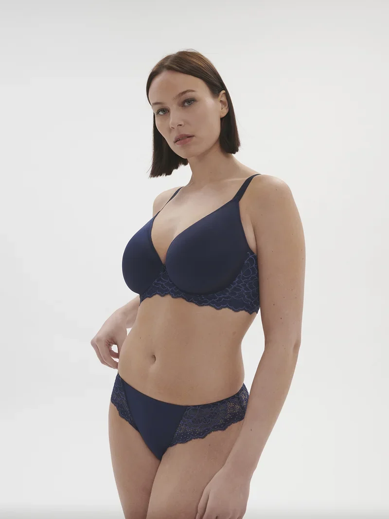 Simone Perele - Caresse 3D Plunge Bra Ink Blue