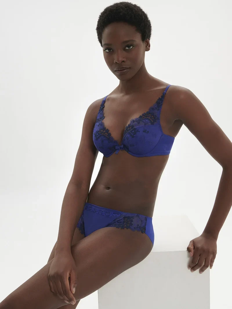 Simone Perele - Wish Triangle Push-Up BH, Elektroblau