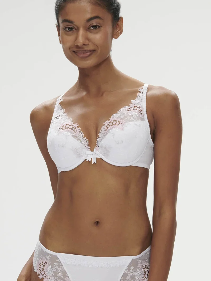 Simone Perele – Wish Triangle Push-Up-BH, Kristallweiß