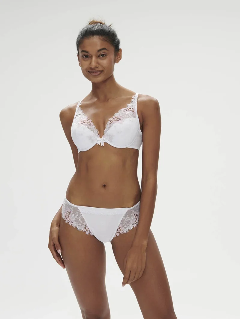 Simone Perele – Wish Triangle Push-Up-BH, Kristallweiß