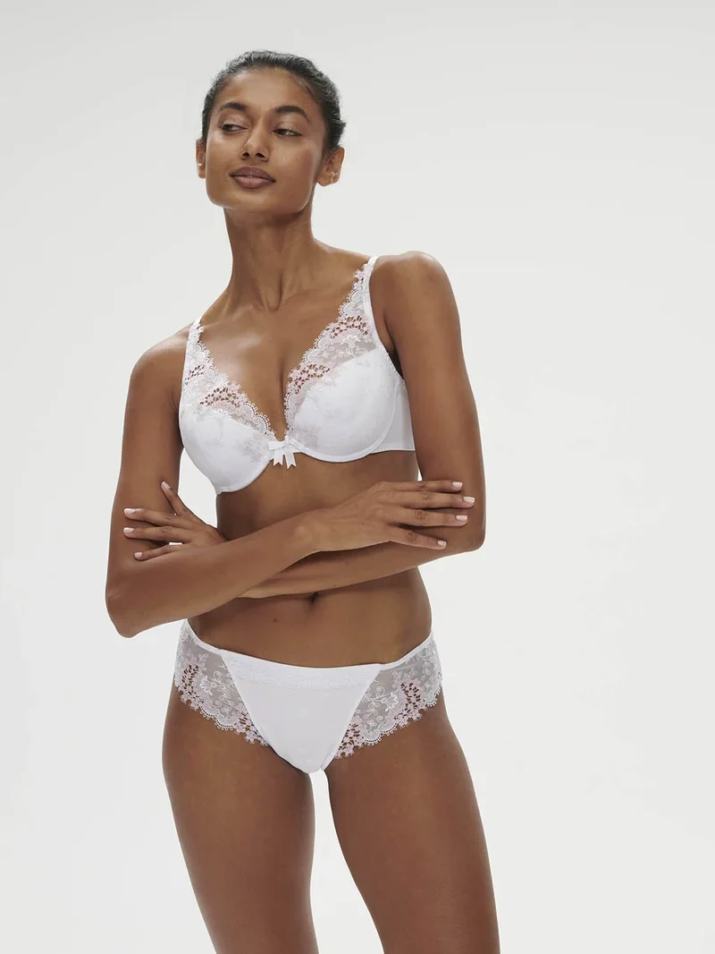 Simone Perele – Wish Triangle Push-Up-BH, Kristallweiß