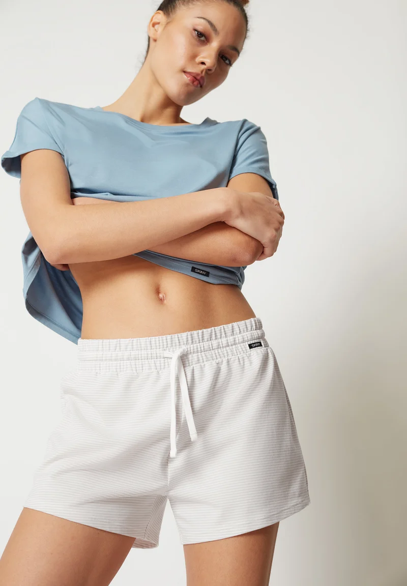 Night In Mix & Match Shorts | quietgrey stripes 080779-08S334