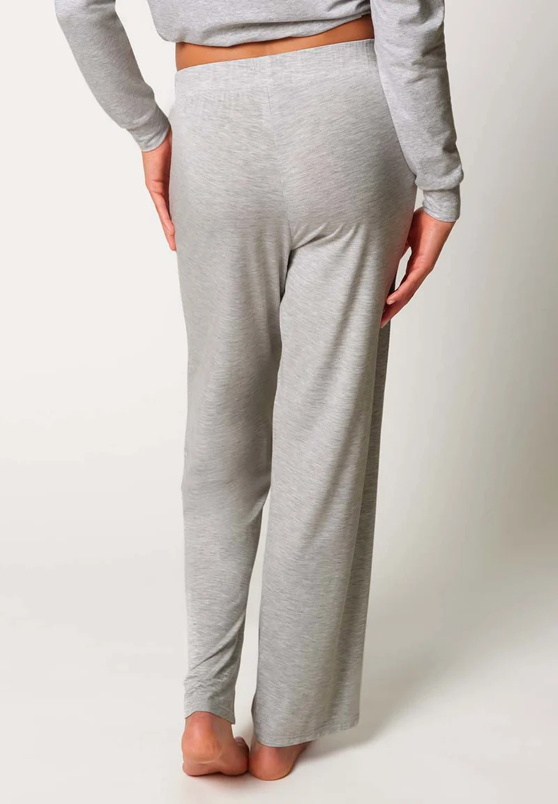 Night In Mix & Match Pants long | quietgrey melange 080776-08S338