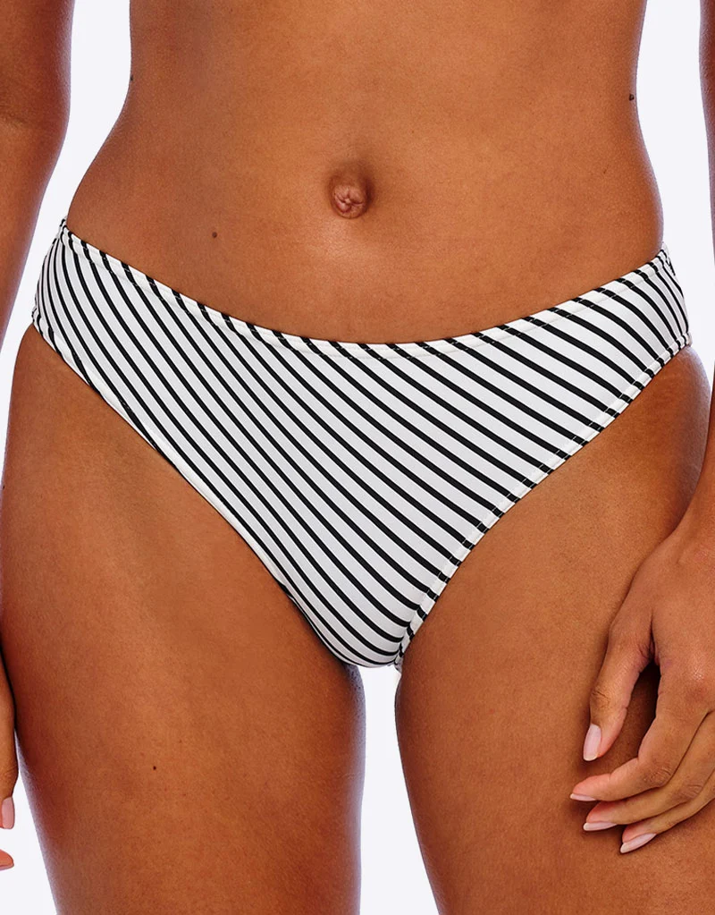 Freya Jewel Cove Bikini Brief Black Stripe