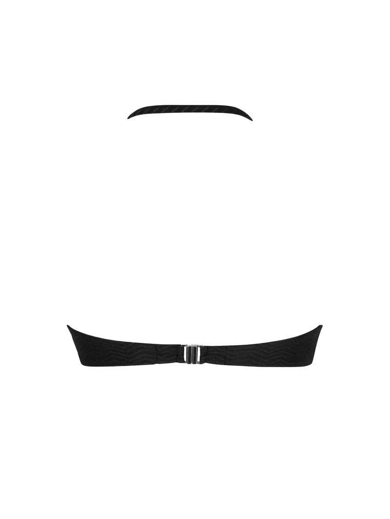 Antigel Bademode von Lise Charmel – La Zigzag Trägerloses Bandeau-Bikinioberteil Noir