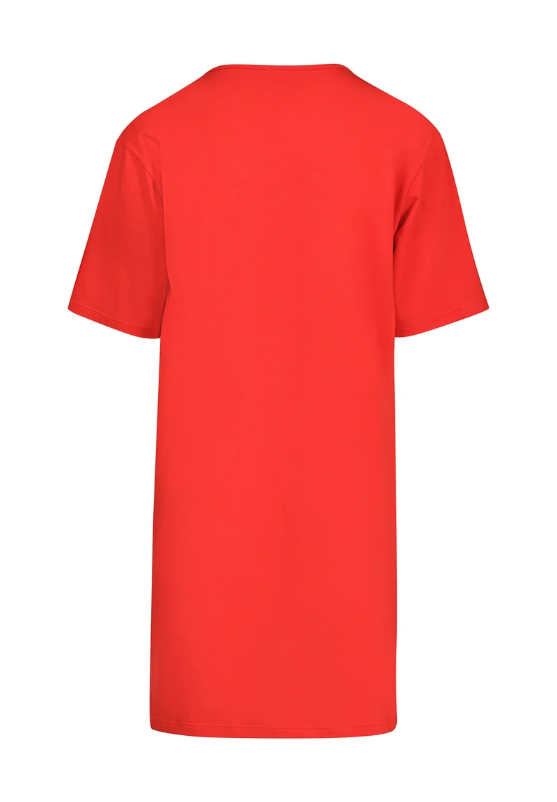 Night In Skiny Pyjama Girls sleepshirt short sleeve | cheeky red 030081-08S549